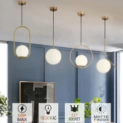 Modern Pendant Light Nordic Minimalist - Image 2