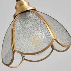 Modern Copper Glass LED Pendant Lamp - Image 5