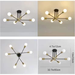 Modern Ceiling Lamp E27 Lighting - Image 3