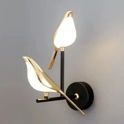 Nordic Golden Bird LED Wall Lights - Image 4