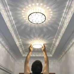 Modern Crystal Ceiling Light - Image 3