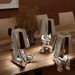 Golden Decor Thinker Statue LED Table Lamp - Image 2