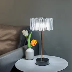 LED Crystal Table Lamp Touch Remote - Image 3