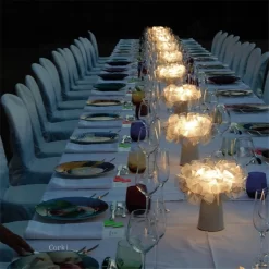 Flower Table Lamp Italian - Image 6