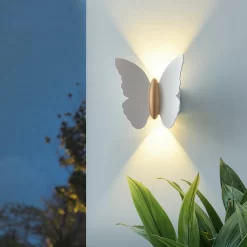 Modern Minimalist Outdoor Butterfly Lamp - Image 2