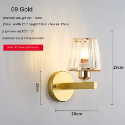 Wall Lamp Bedside Bedroom Simple and Luxurious - Image 5