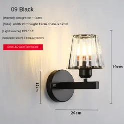 Wall Lamp Bedside Bedroom Simple and Luxurious - Image 4