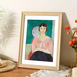 A4 Wooden Photo Frame Oil Painting - Image 4