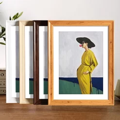 A4 Wooden Photo Frame Oil Painting - Image 2