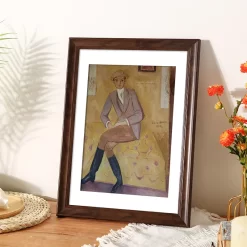 A4 Wooden Photo Frame Oil Painting - Image 5