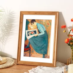 A4 Wooden Photo Frame Oil Painting - Image 6