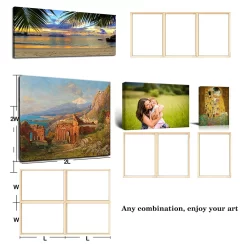 DIY Natural Solid Pine Wood Pictures Frame - Image 6