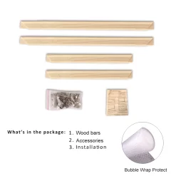 DIY Natural Solid Pine Wood Pictures Frame - Image 2