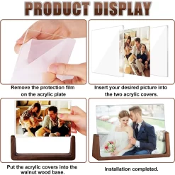 Walnut Beech Creative Photo Frame - Image 5