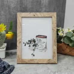 Retro Wood Photo Frame For Wall Hanging - Image 2