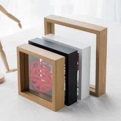 A4 Wooden Glass Photo Frame - Image 4