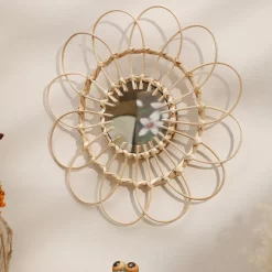 Decorative Mirror Wall Decor Hand Knitting - Image 6