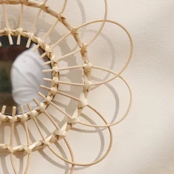 Decorative Mirror Wall Decor Hand Knitting - Image 4