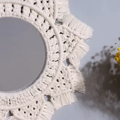 Macrame Mirror Wall Hanging Decor Boho - Image 6