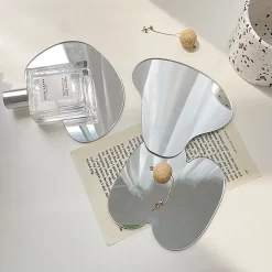 Ins Irregular Cup Coasters Acrylic Mirror - Image 4