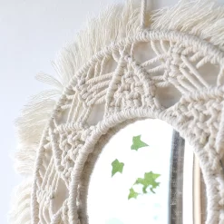 Macrame Mirror Wall Decoration Boho - Image 3