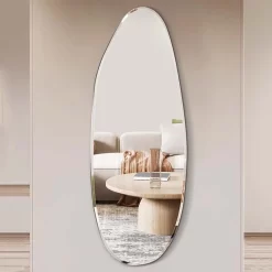 Bedroom Wall Mirror Led Light Luxury - Image 4