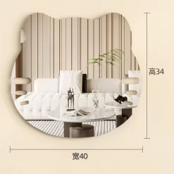 Big Round Wall Makeup Mirror - Image 5