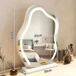 Led Lighted Wall Mirror Art Nordic - Image 5