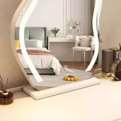 Led Lighted Wall Mirror Art Nordic - Image 4