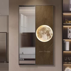 Living Room Wall Mirror Frame Aesthetic - Image 2