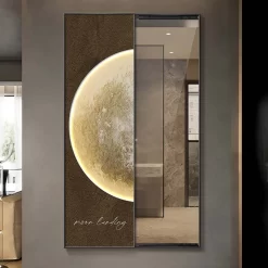 Living Room Wall Mirror Frame Aesthetic - Image 3