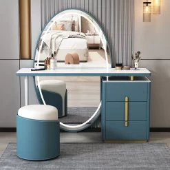 Drawer Mirror Dressing Table - Image 2