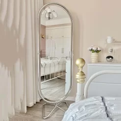 Living Room Aesthetic Mirror Metal Frame - Image 2