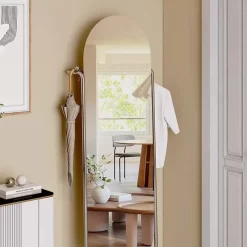Living Room Frame Mirror Oval Aesthetic - Image 5