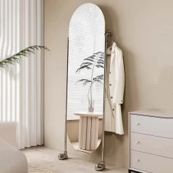 Living Room Frame Mirror Oval Aesthetic - Image 2