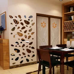 Mirror Wall Sticker Pebble Stone - Image 3