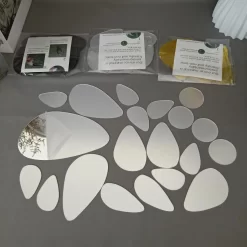 Mirror Wall Sticker Pebble Stone - Image 5