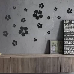 Flower Mirror Wall Stickers - Image 3