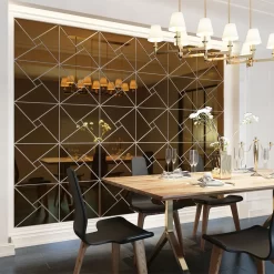 New 3D Square Wall Mirror Stickers - Image 2