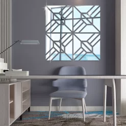 Square Hollow Acrylic Mirror Wall Stickers - Image 5