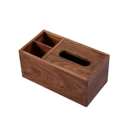 Amgo Walnut Tissue Box - Image 5