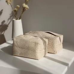 Japanese Style Cotton Linen Tissue Box - Image 4