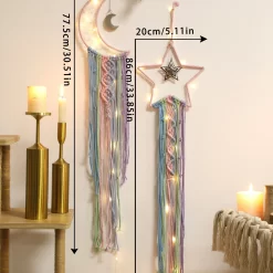 Macrame Dreamcatcher Handmade Wall - Image 5