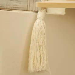 Wooden Wall Shelf Macrame Corner - Image 4