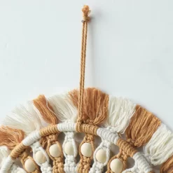Macrame Fringe Decorative Mirror - Image 6