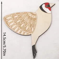 Wooden Birds Wall Hanging - Image 5