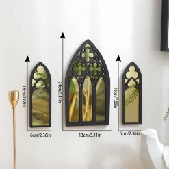 Gothic Mirror Wall Decor Rustic - Image 5