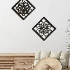 Wood Wall Decor Hollow Pattern - Image 3
