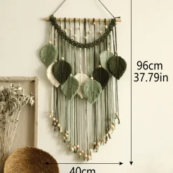 Macrame Leaf Tapestry Boho - Image 5