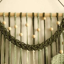 Macrame Leaf Tapestry Boho - Image 4